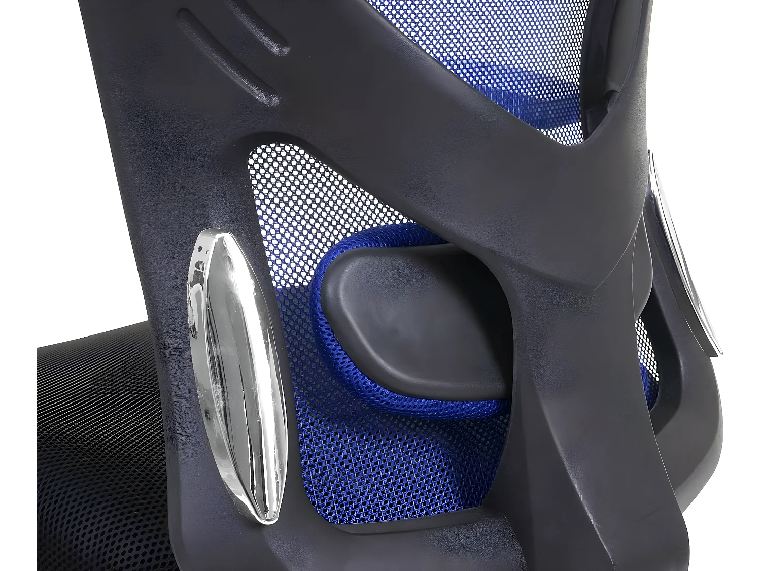 Bureaustoel MCW-F13,  zwart/blauw