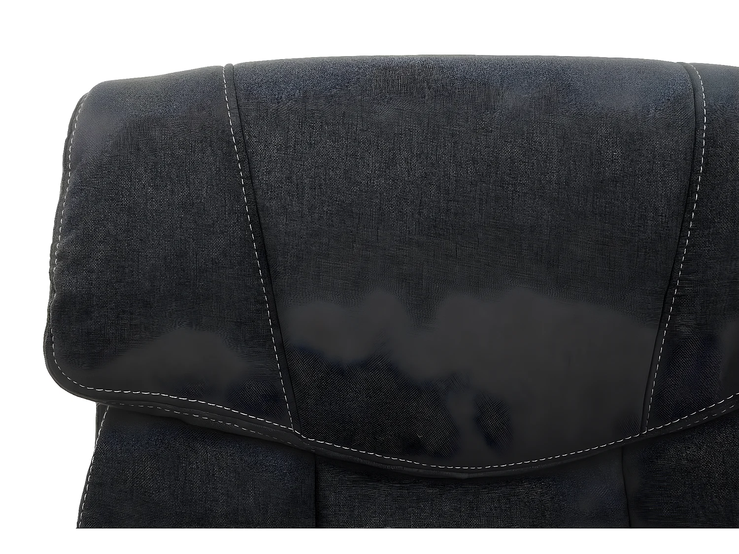 Chaise de bureau MCW-A71,  imitation daim, gris foncé