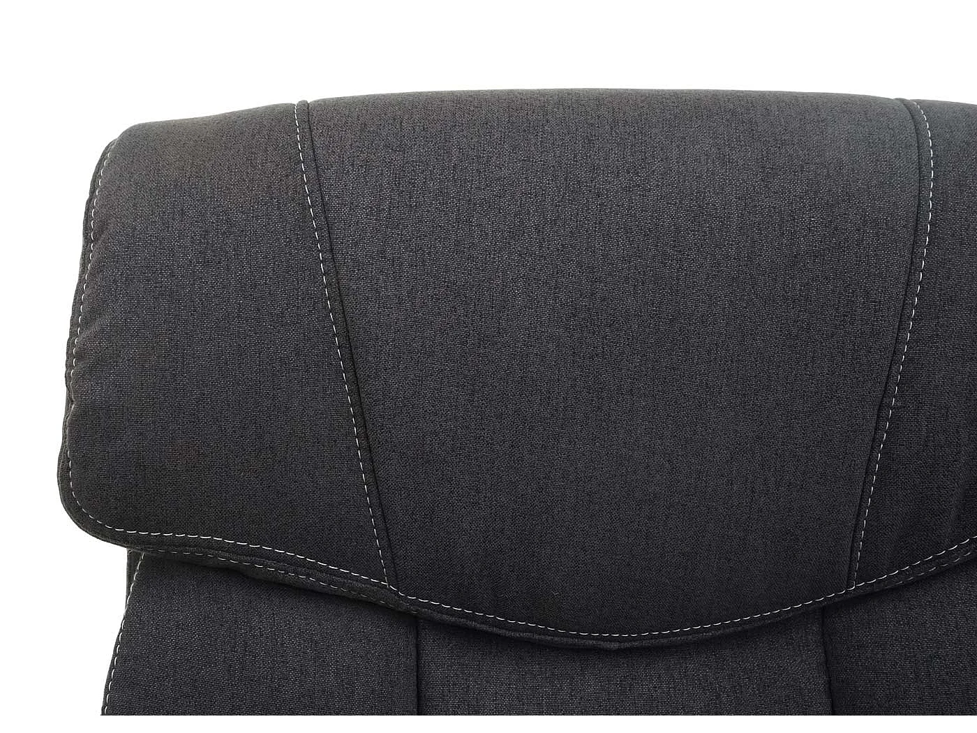 Chaise de bureau MCW-A71,  imitation daim, gris foncé