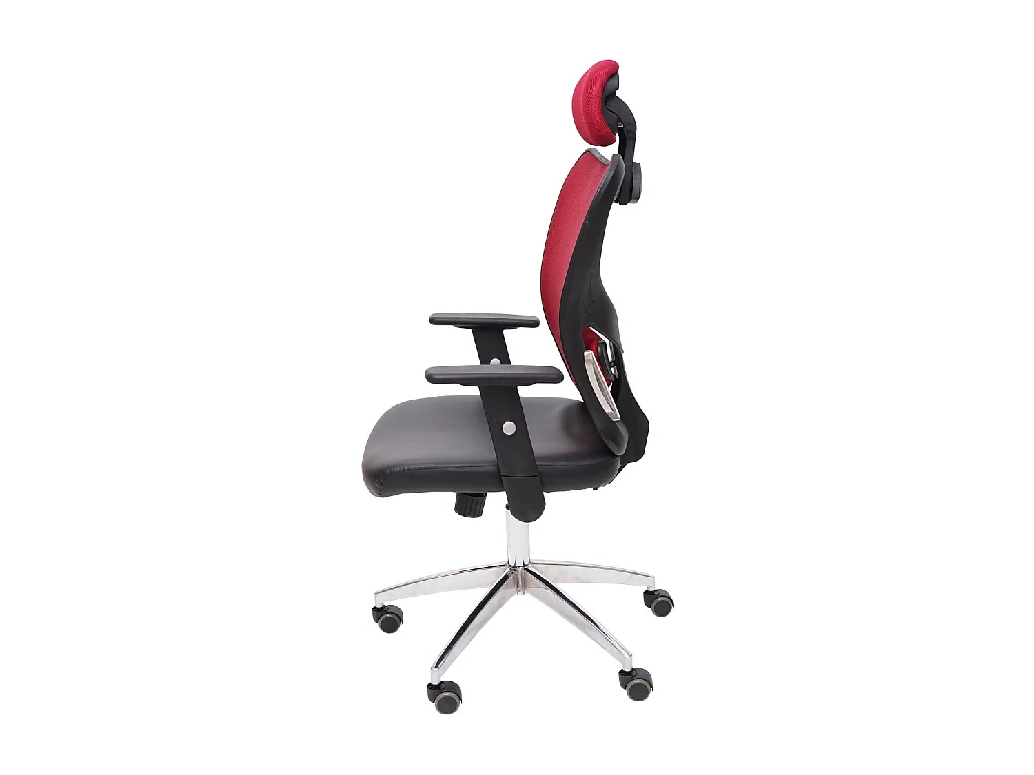 Chaise de bureau professionnelle Pamplona,  rouge