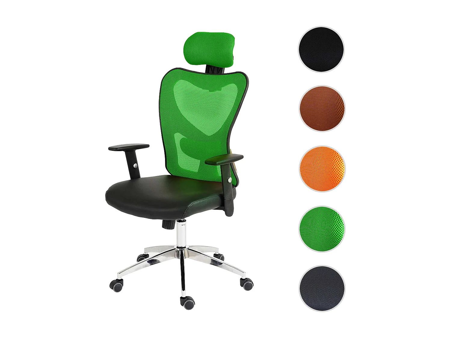 Silla de despacho profesional Pamplona,  verde