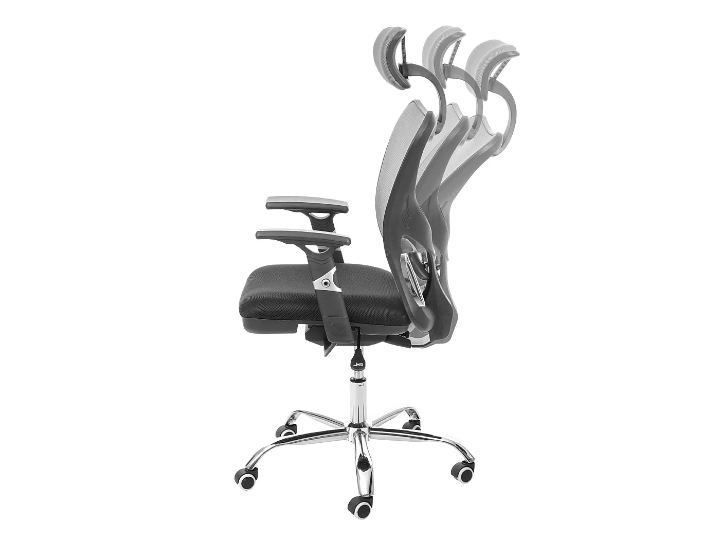 Bureaustoel MCW-F13,  zwart/grijs