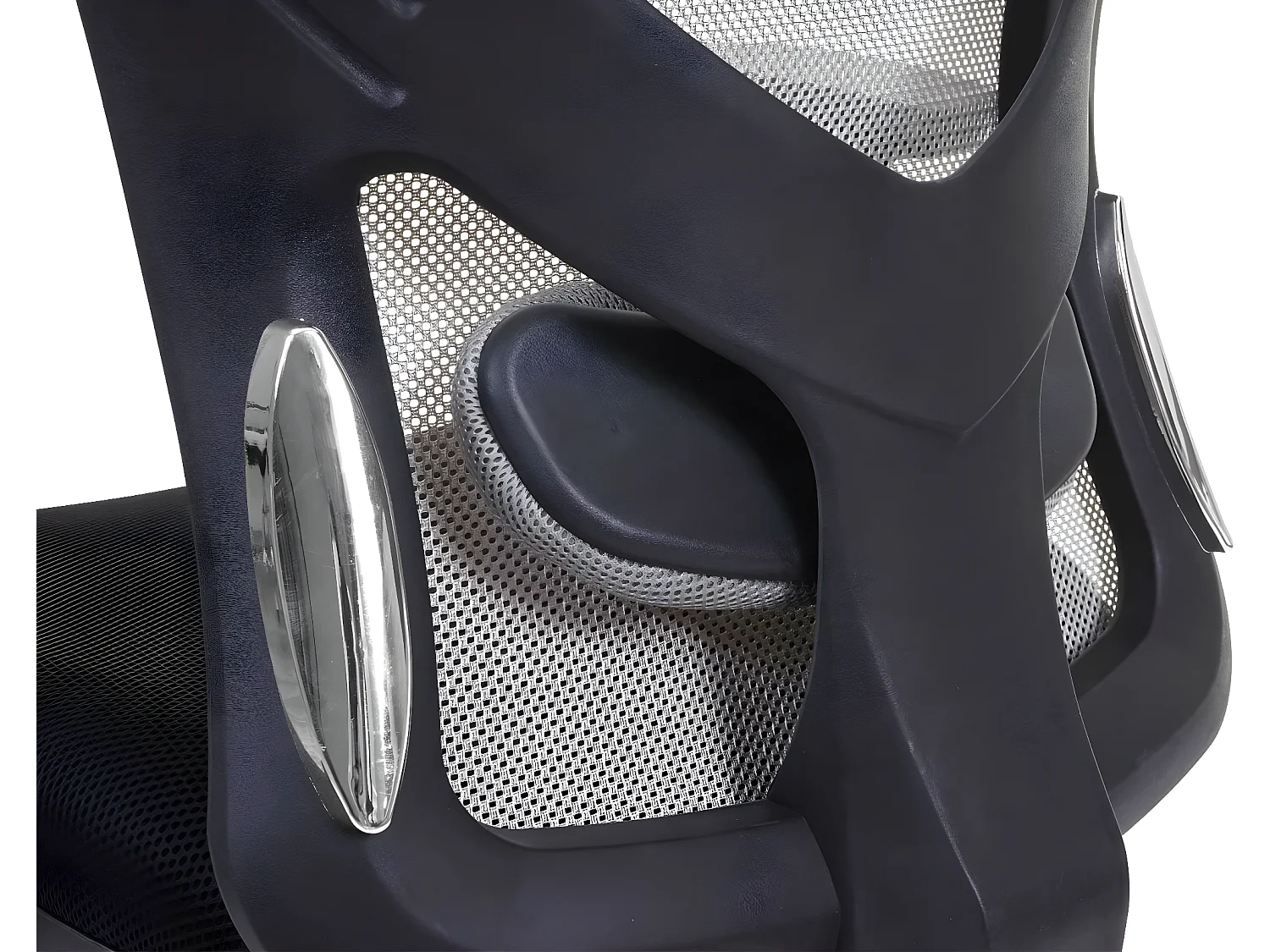 Krzesło biurowe MCW-F13,  czarny/szary