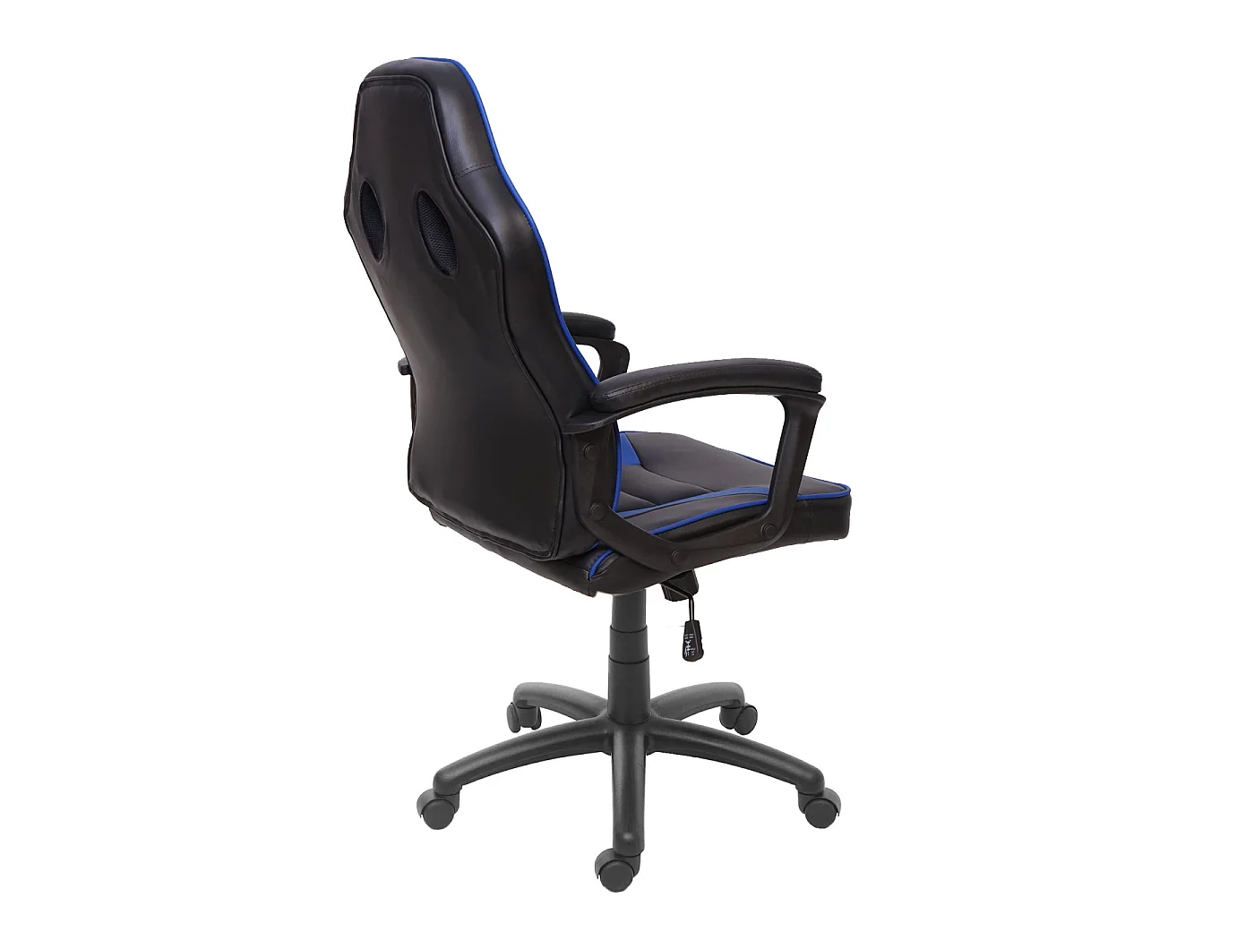 Chaise de bureau MCW-F59,  noir-bleu