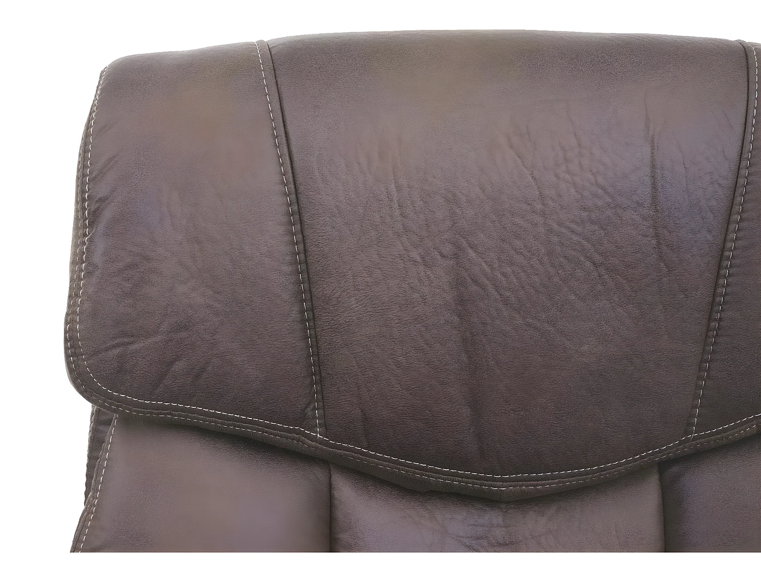 Silla de oficina MCW-A71,  aspecto ante marrón