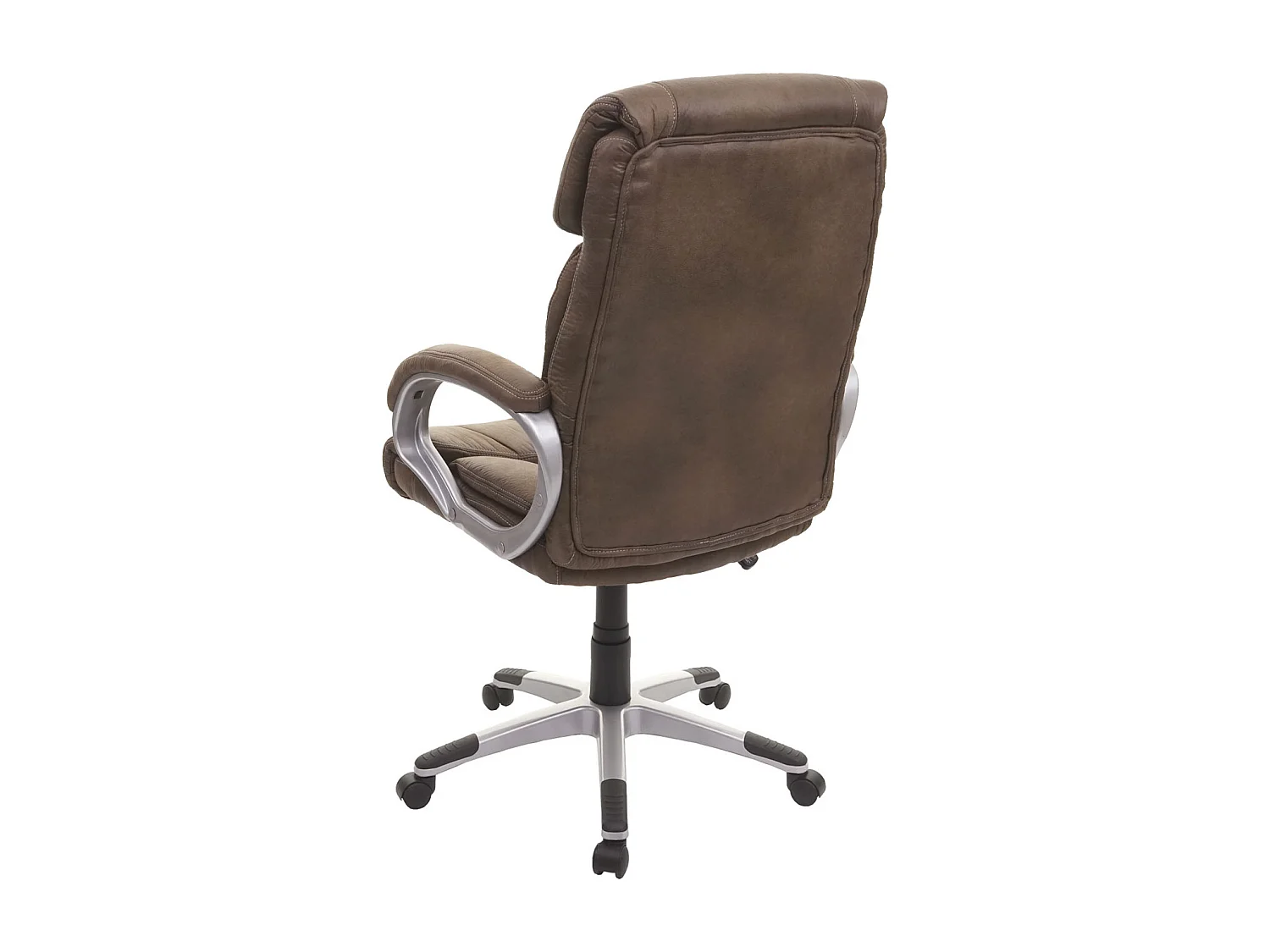 Chaise de bureau MCW-A71,  aspect daim marron