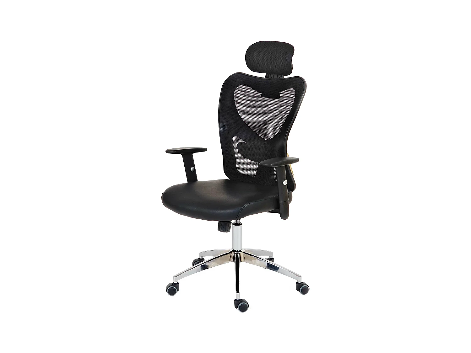 Chaise de bureau professionnelle Pamplona,  noir