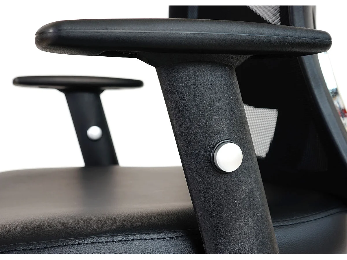 Chaise de bureau professionnelle Pamplona,  noir