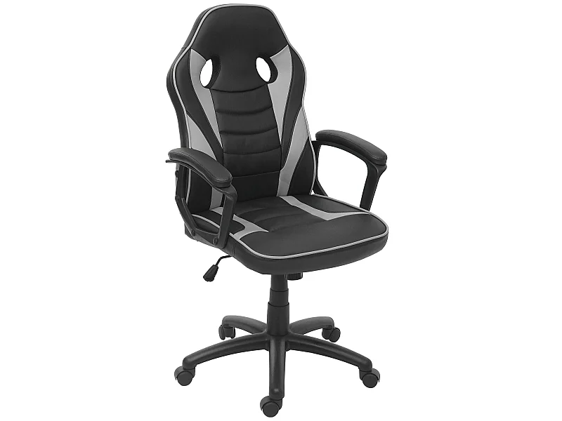 Chaise de bureau MCW-F59,  noir/gris