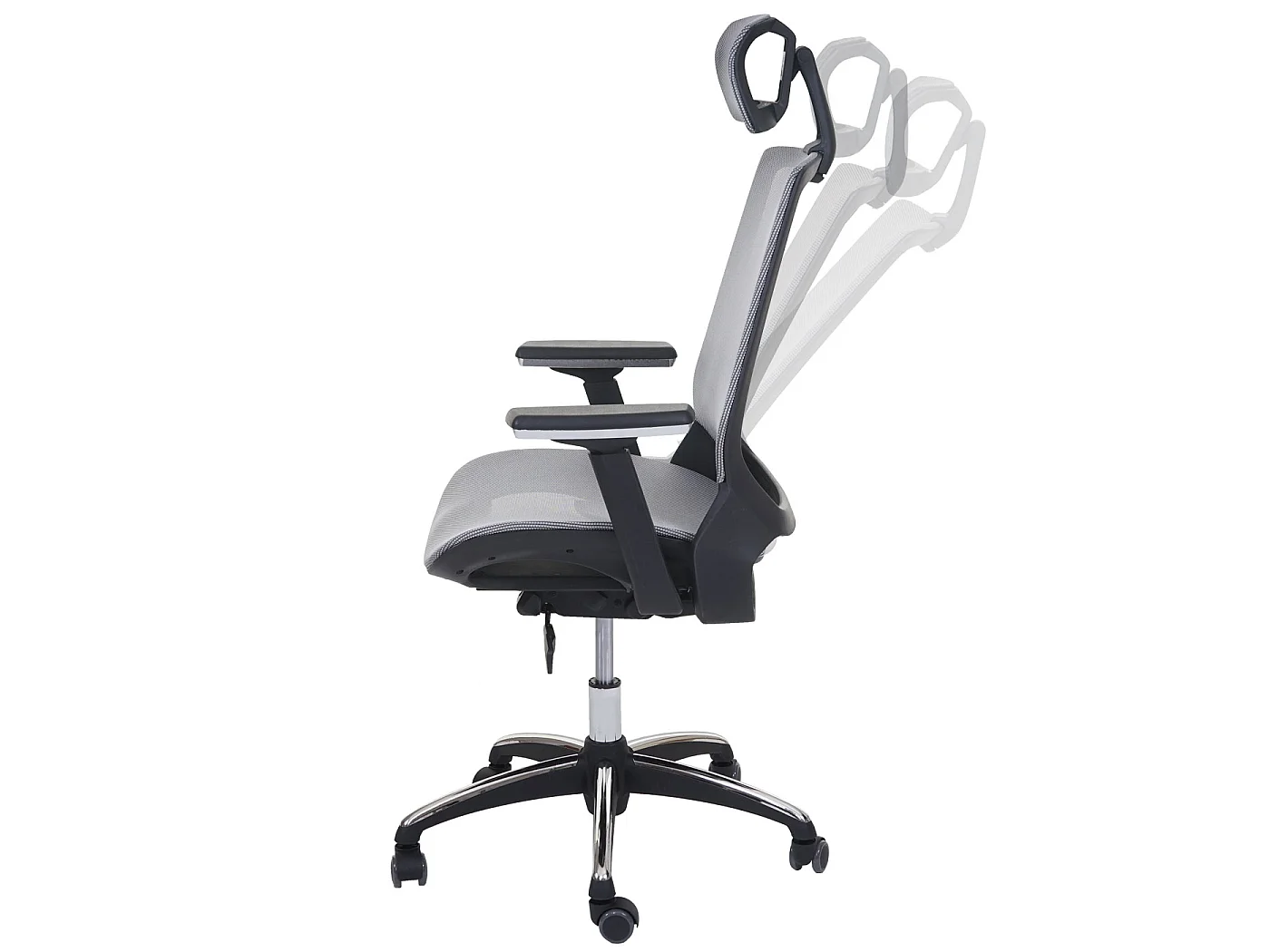 Chaise de bureau MCW-A59,  gris/gris