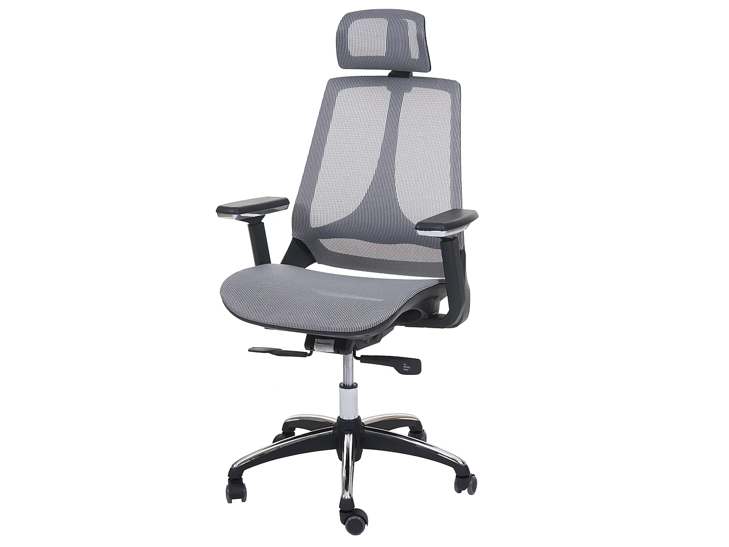 Krzesło biurowe MCW-A59,  szary/szary