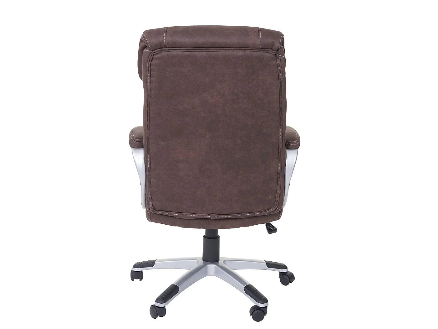 Chaise de bureau MCW-A71,  imitation daim, brun