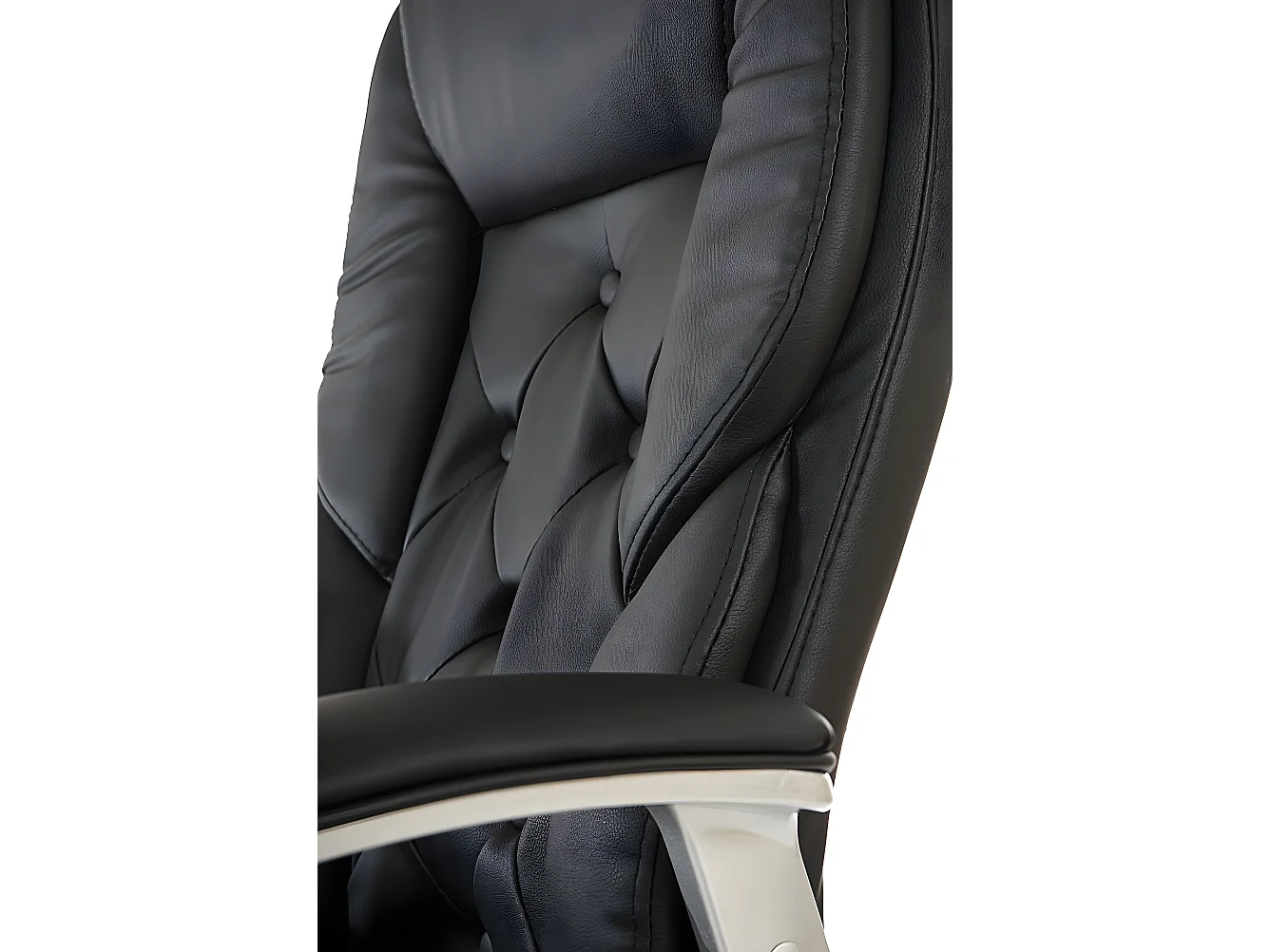 Chaise de bureau professionnelle H42 XXL,  noir