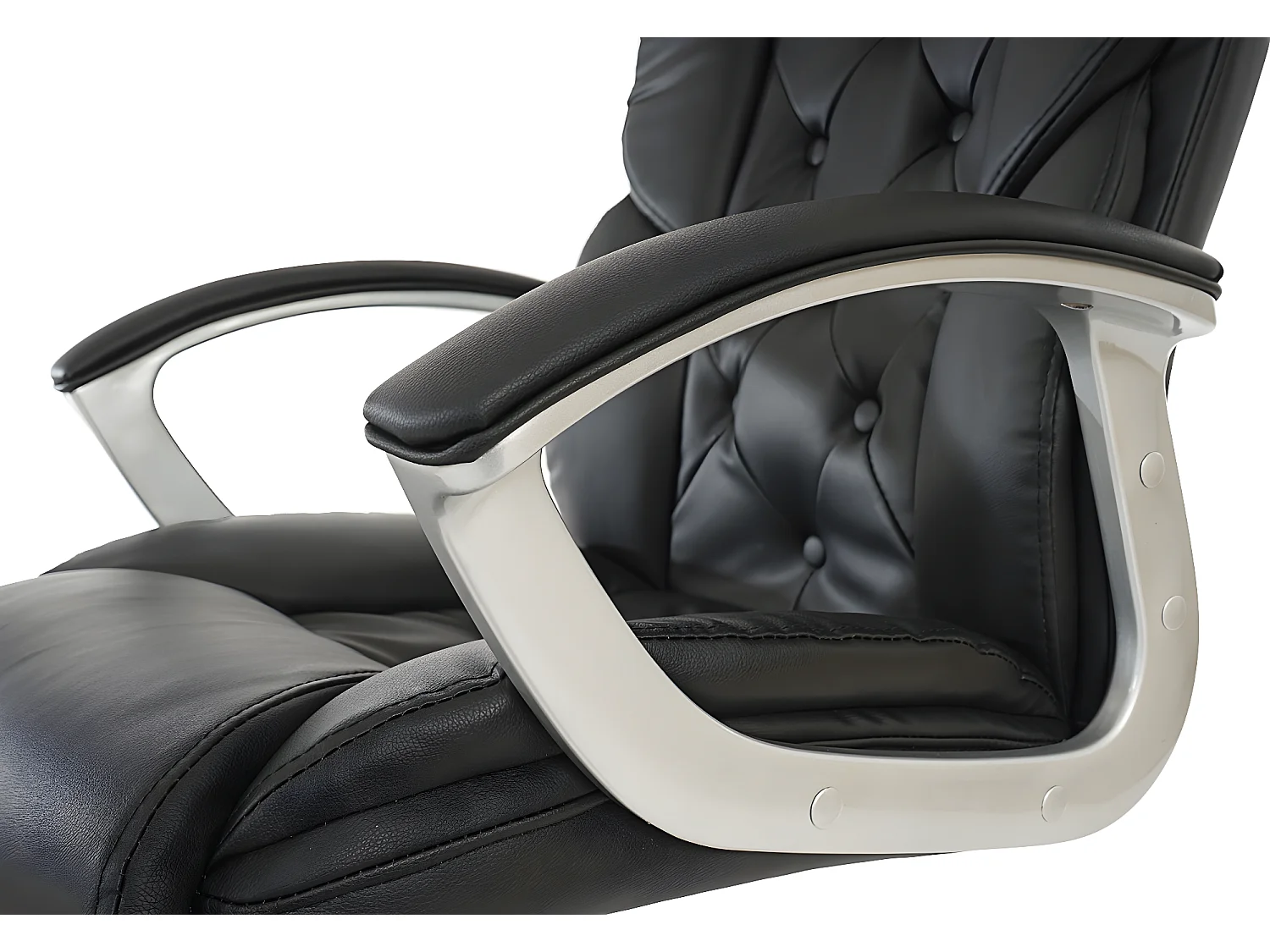 Chaise de bureau professionnelle H42 XXL,  noir