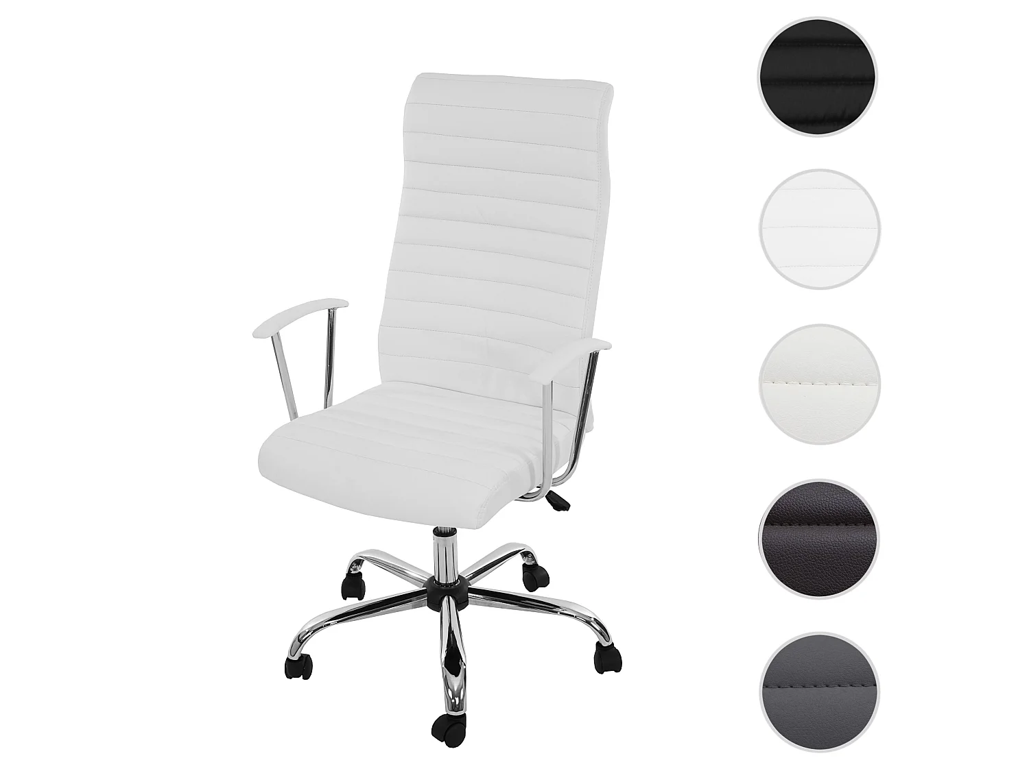 Krzesło biurowe Monastir,  biały