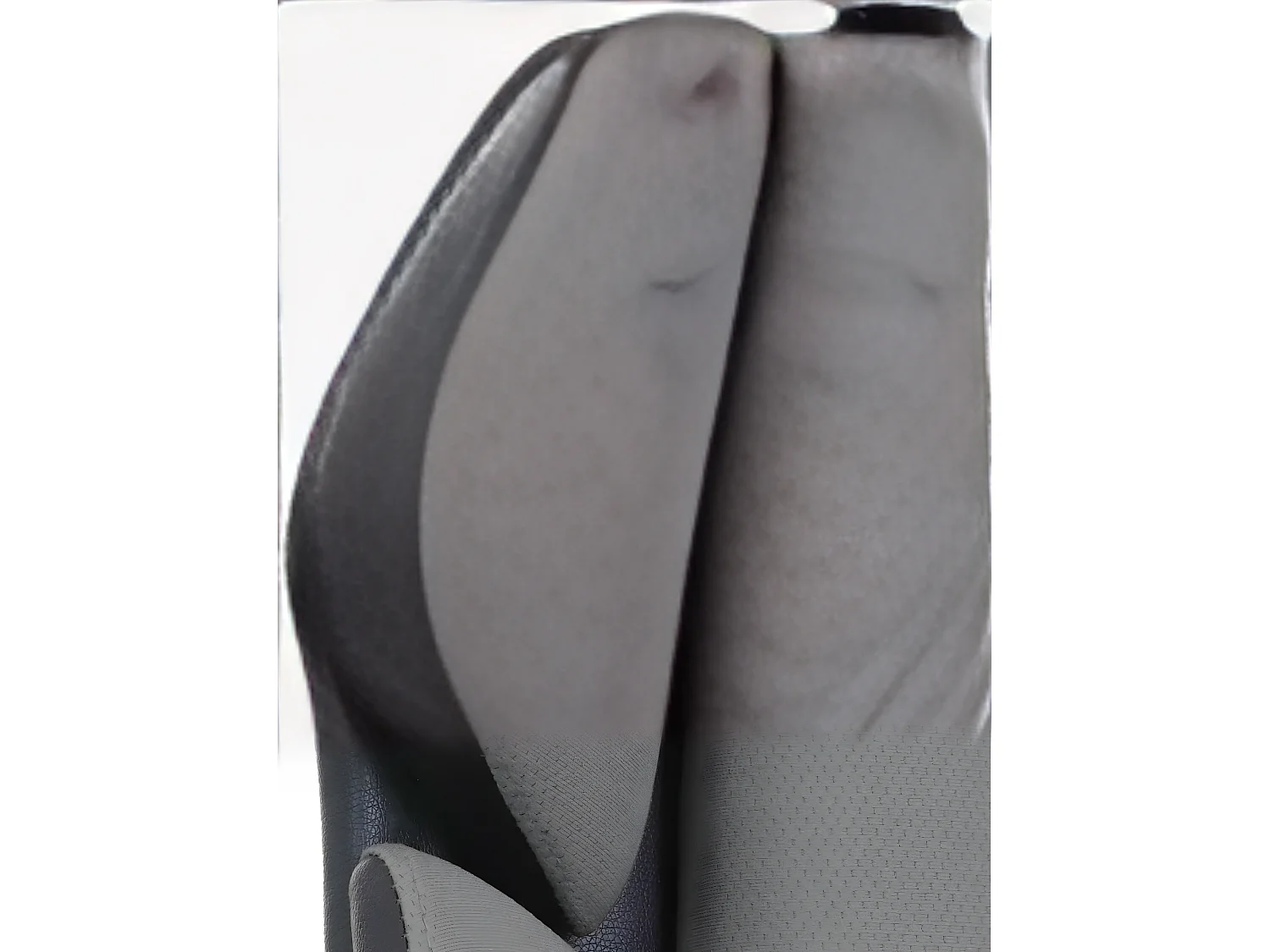 Chaise de bureau MCW-F12,  gris/noir