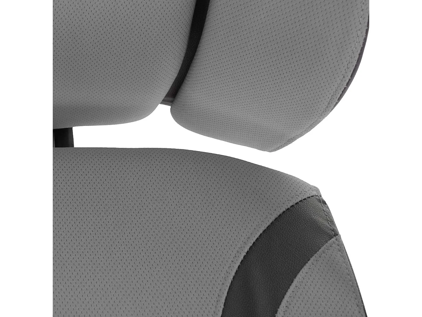 Chaise de bureau MCW-F12,  gris/noir