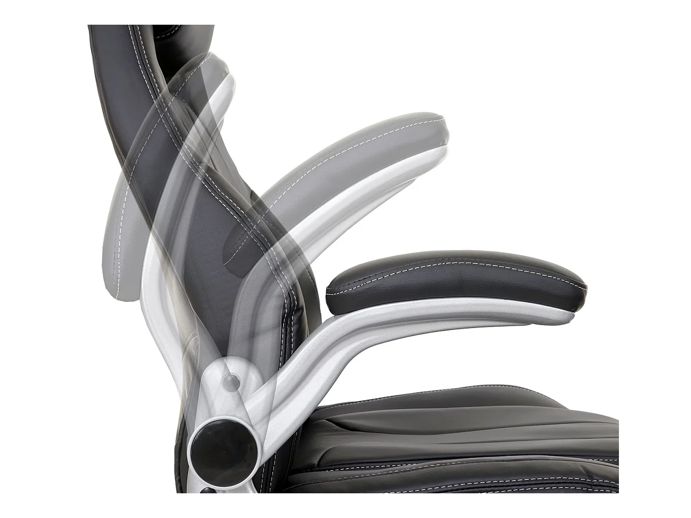 Chaise de bureau MCW-A65,  noir