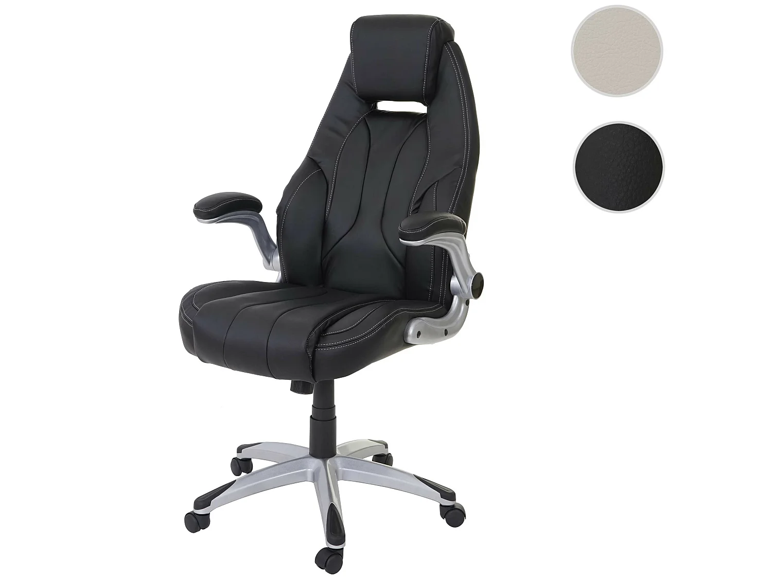 Bürostuhl MCW-A65, Schwarz