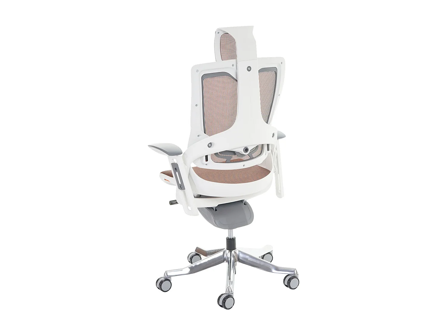 Chaise de bureau MERRYFAIR Adelaide,  marron/orange