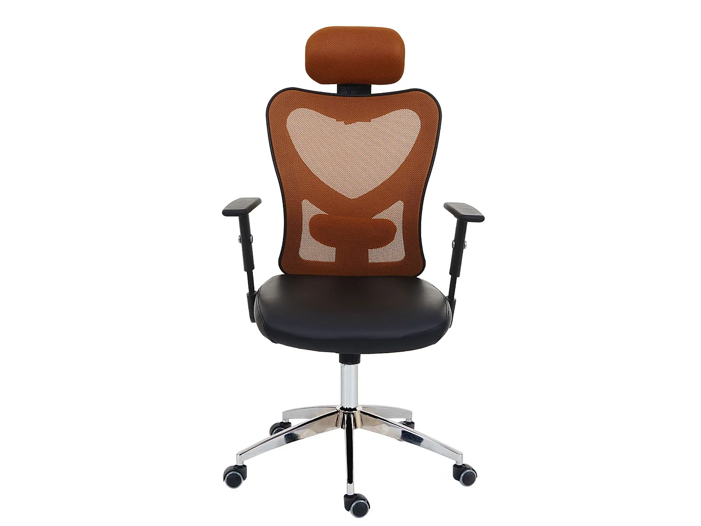 Chaise de bureau professionnelle Pamplona,  brun