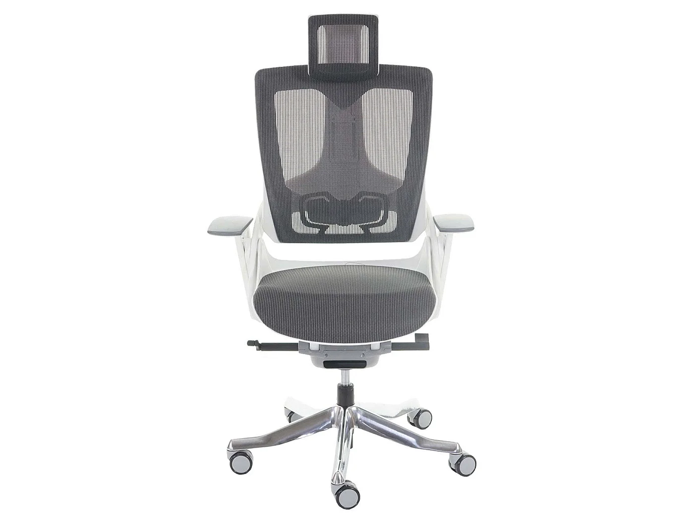 Krzesło biurowe MERRYFAIR Adelaide,  czarno-szary