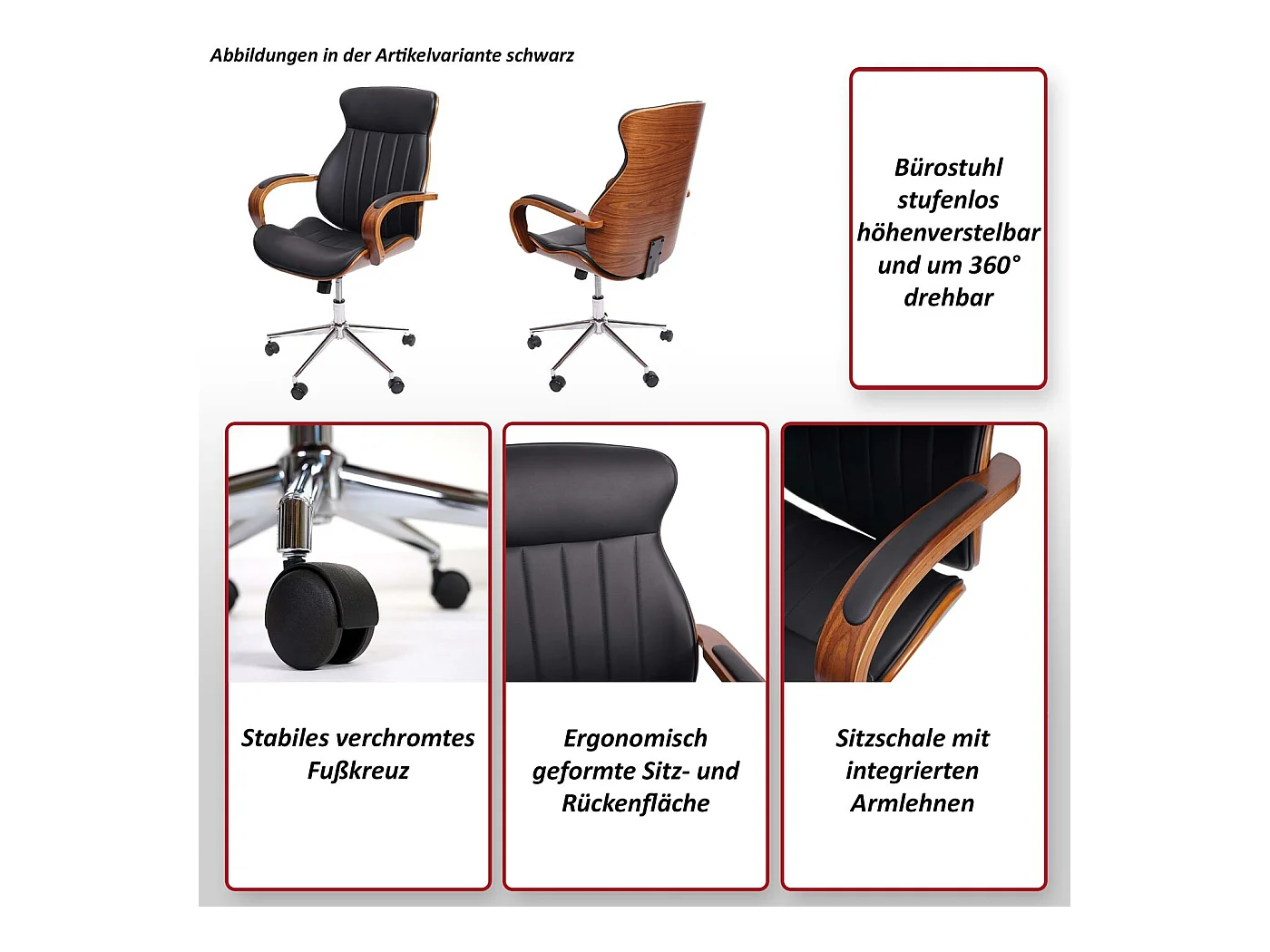 Krzesło biurowe MCW-H39,  kremowy