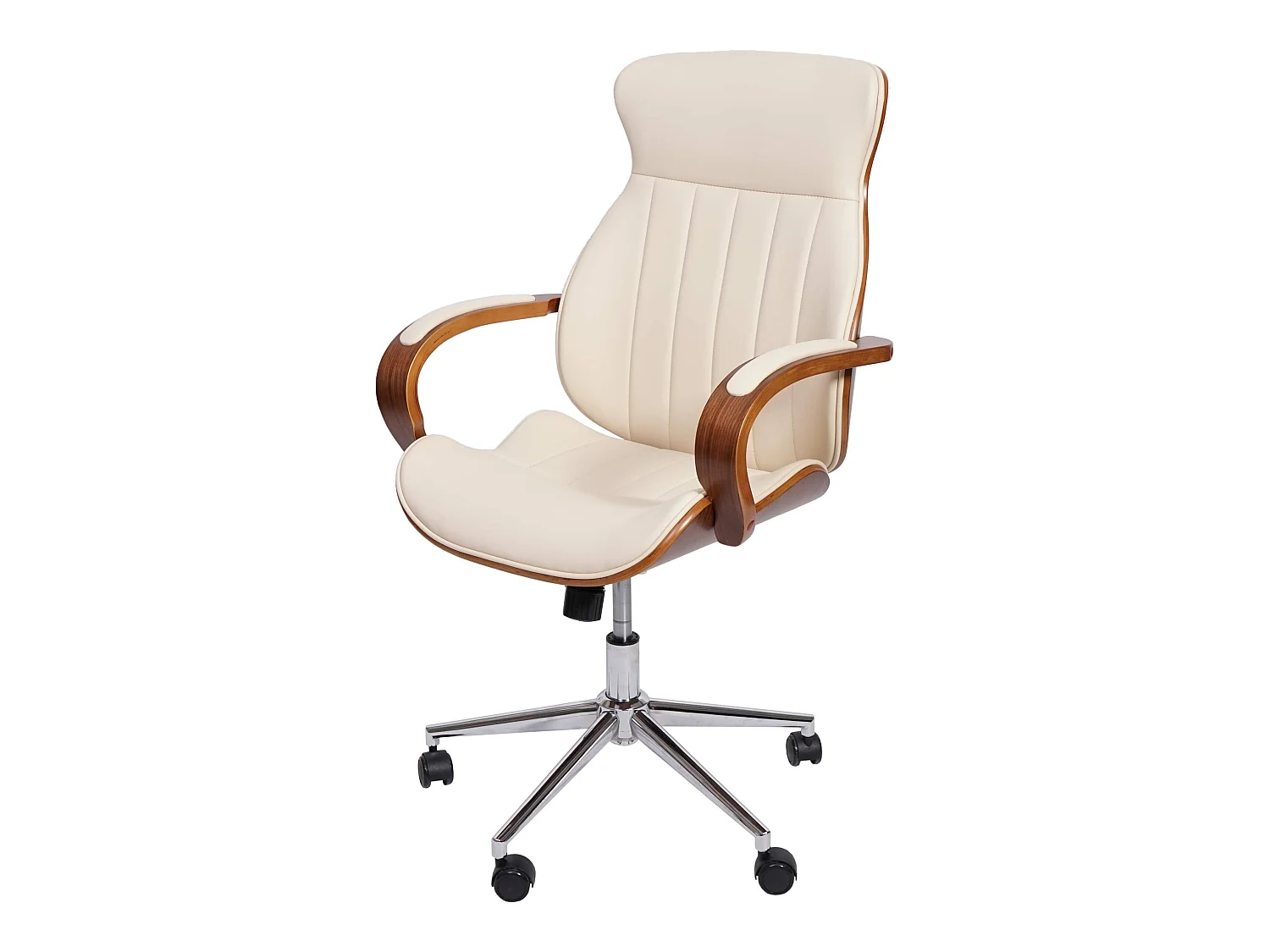 Krzesło biurowe MCW-H39,  kremowy