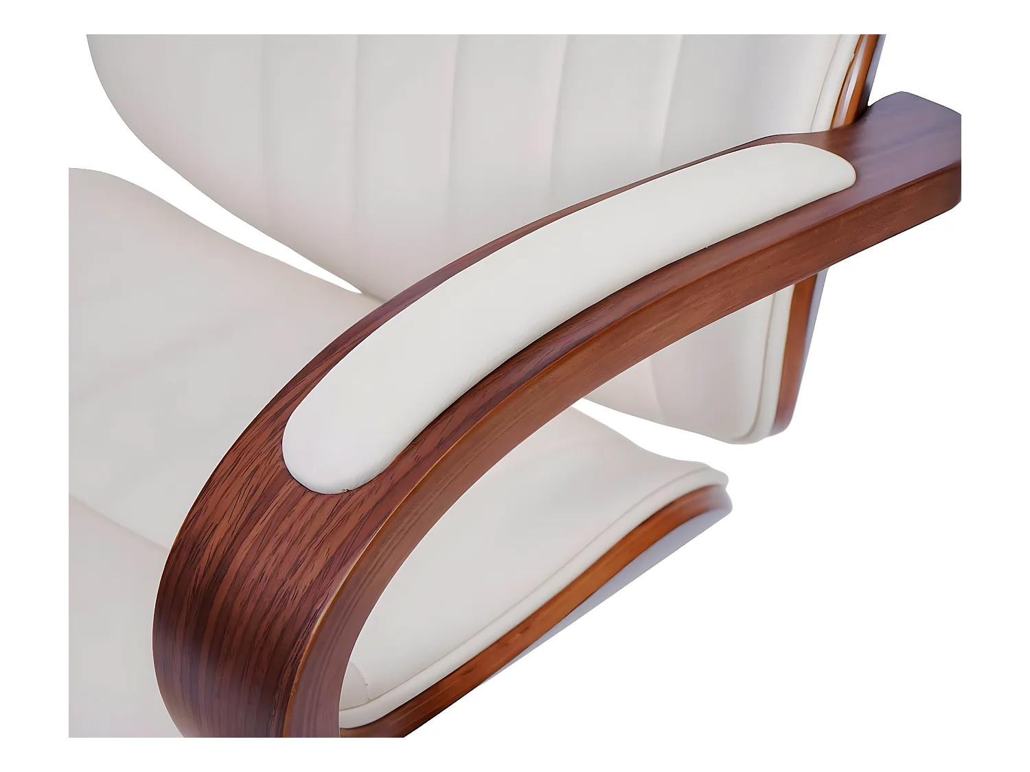 Krzesło biurowe MCW-H39,  kremowy