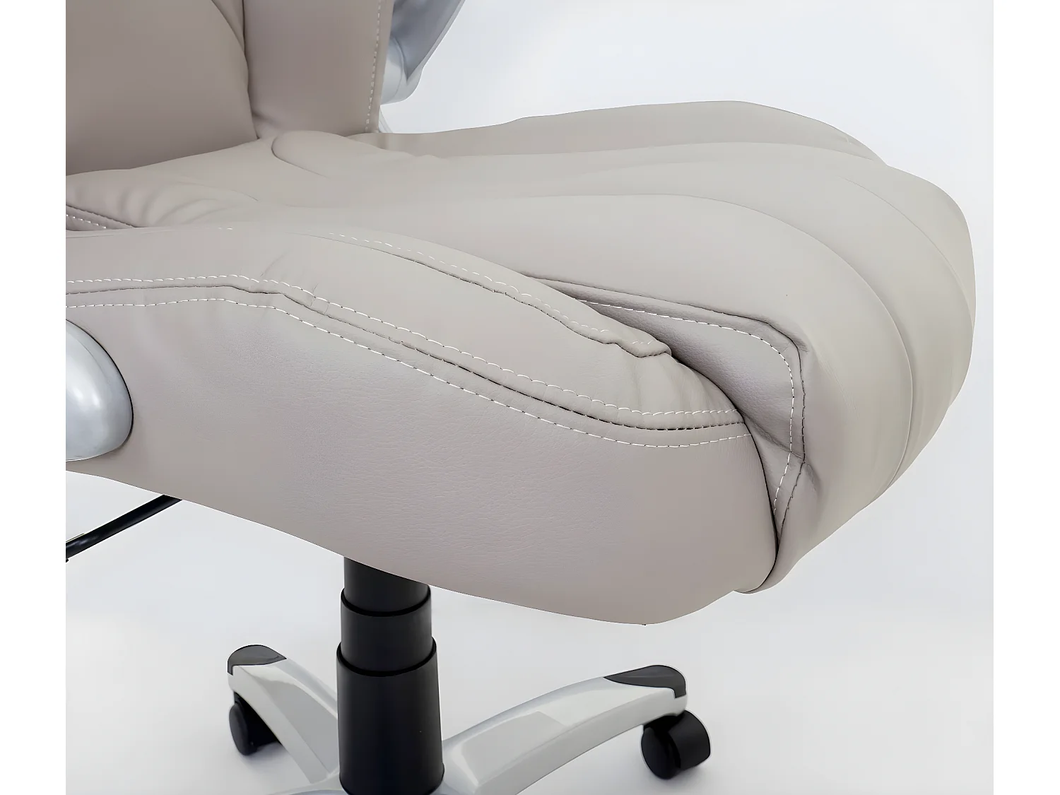 Chaise de bureau MCW-A65,  taupe