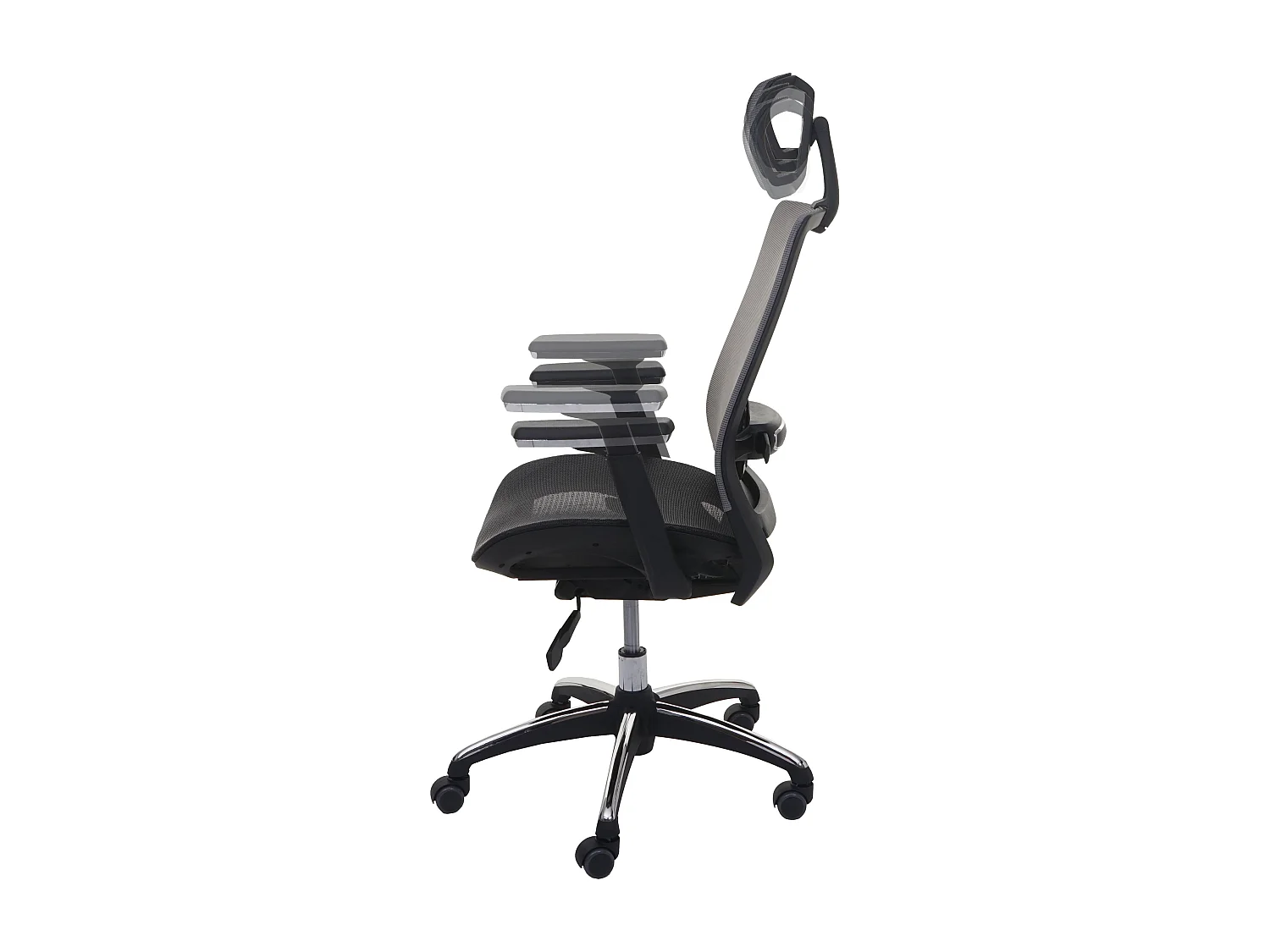 Bureaustoel MCW-A20,  zwart/grijs