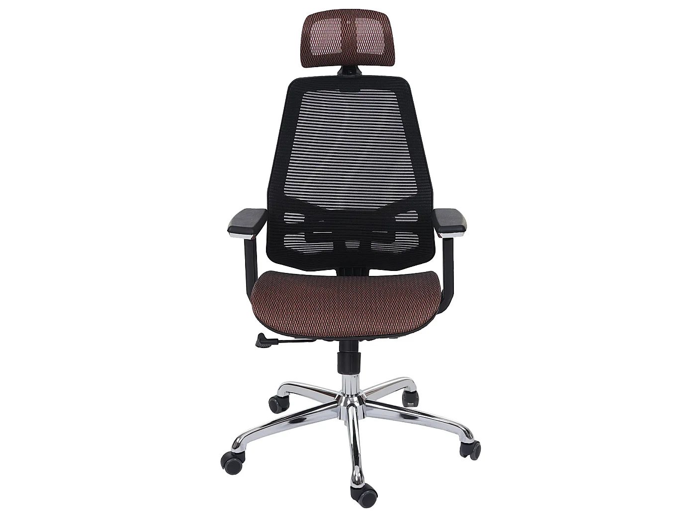 Krzesło biurowe MCW-A58,  mandarynka/czarny