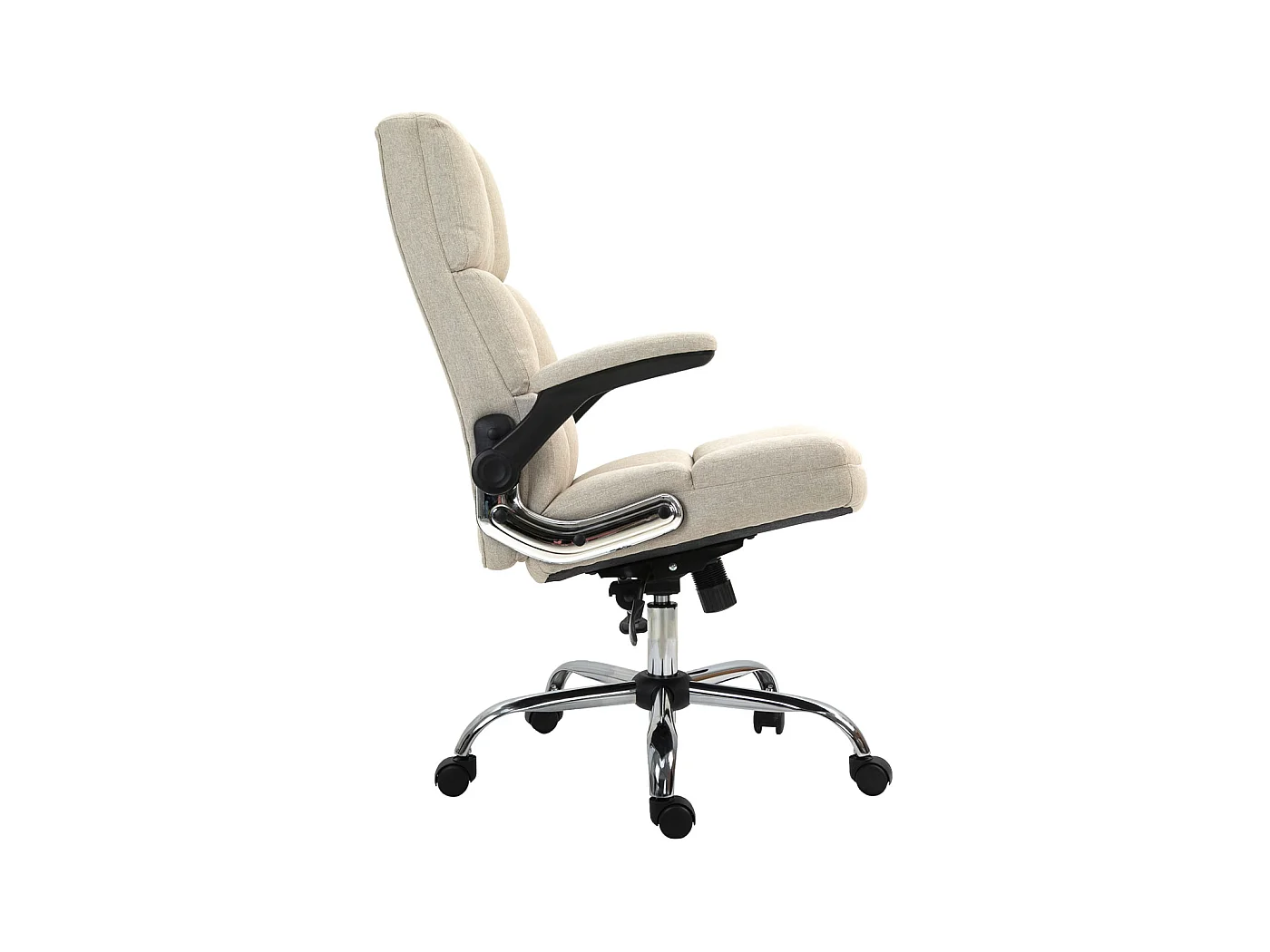 MCW-J21 bureaustoel,  stof/textiel lichtbruin