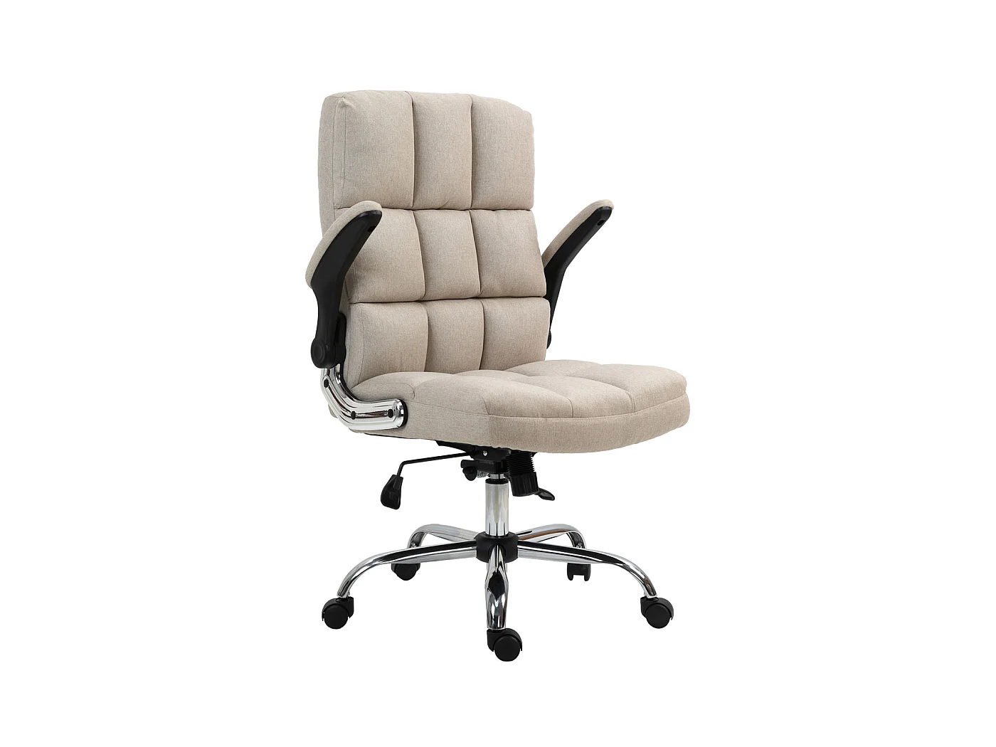 MCW-J21 bureaustoel,  stof/textiel lichtbruin