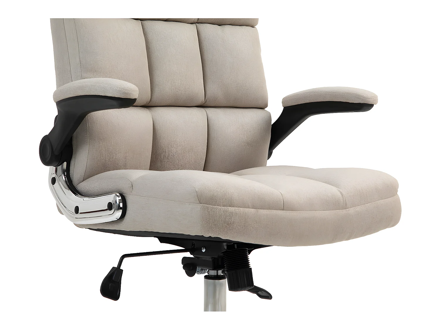 MCW-J21 bureaustoel,  stof/textiel lichtbruin