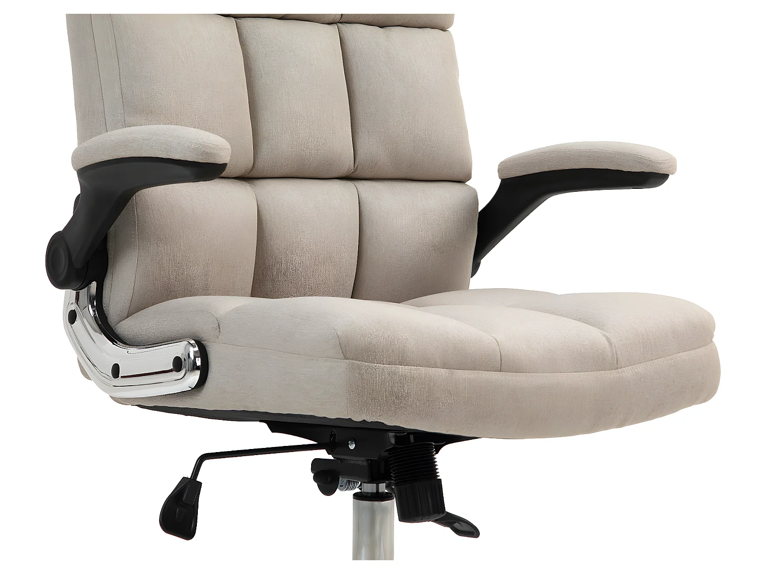 MCW-J21 bureaustoel,  stof/textiel lichtbruin