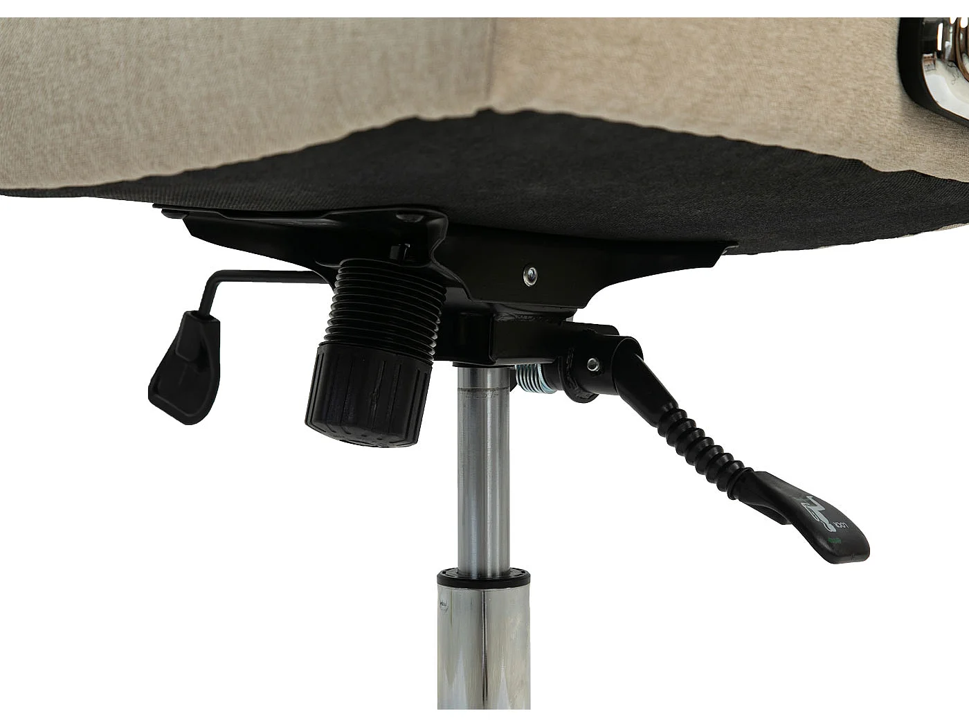 Chaise de bureau MCW-J21,  tissu/textile gris-clair