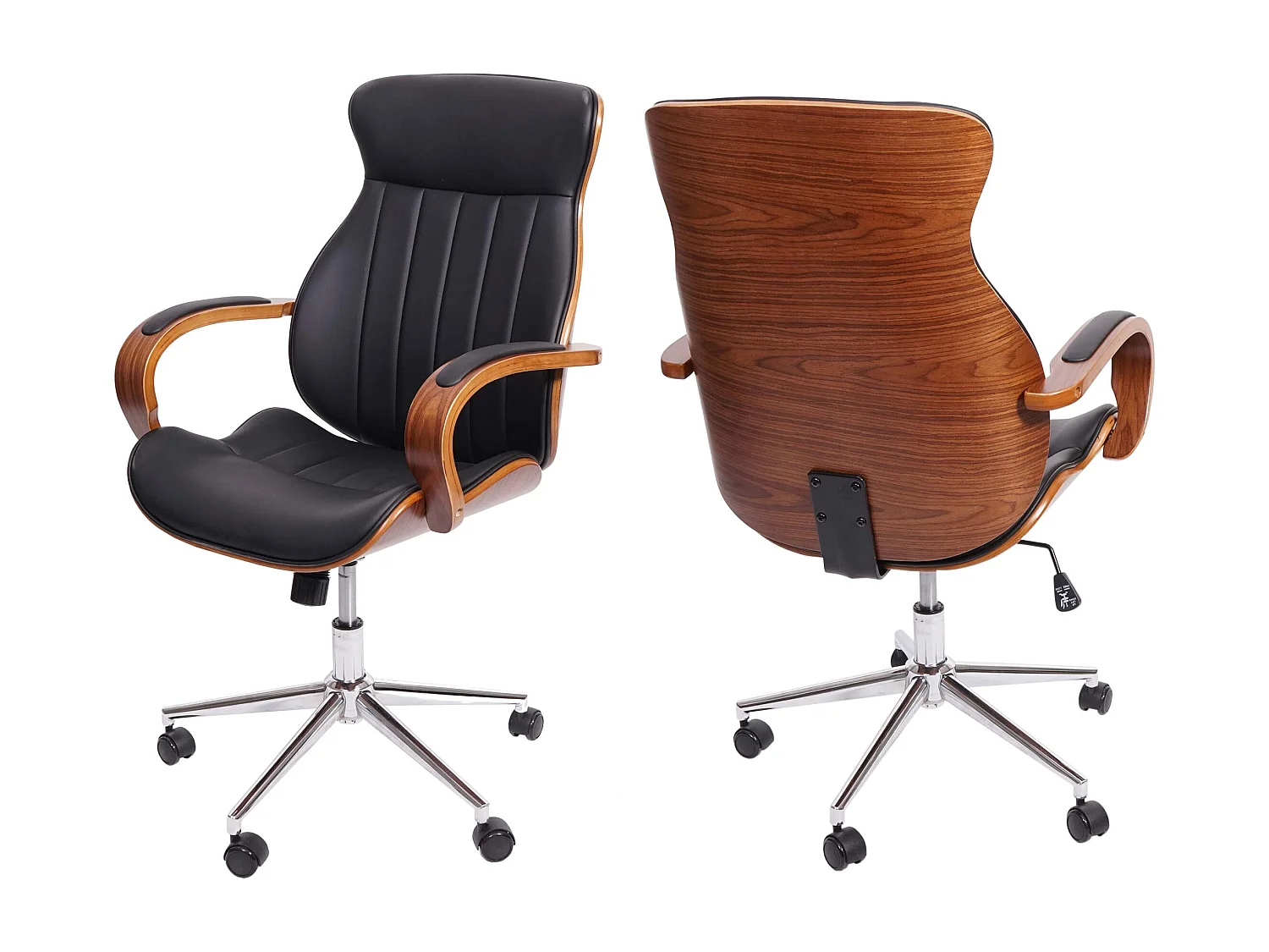 Chaise de bureau MCW-H39,  noir