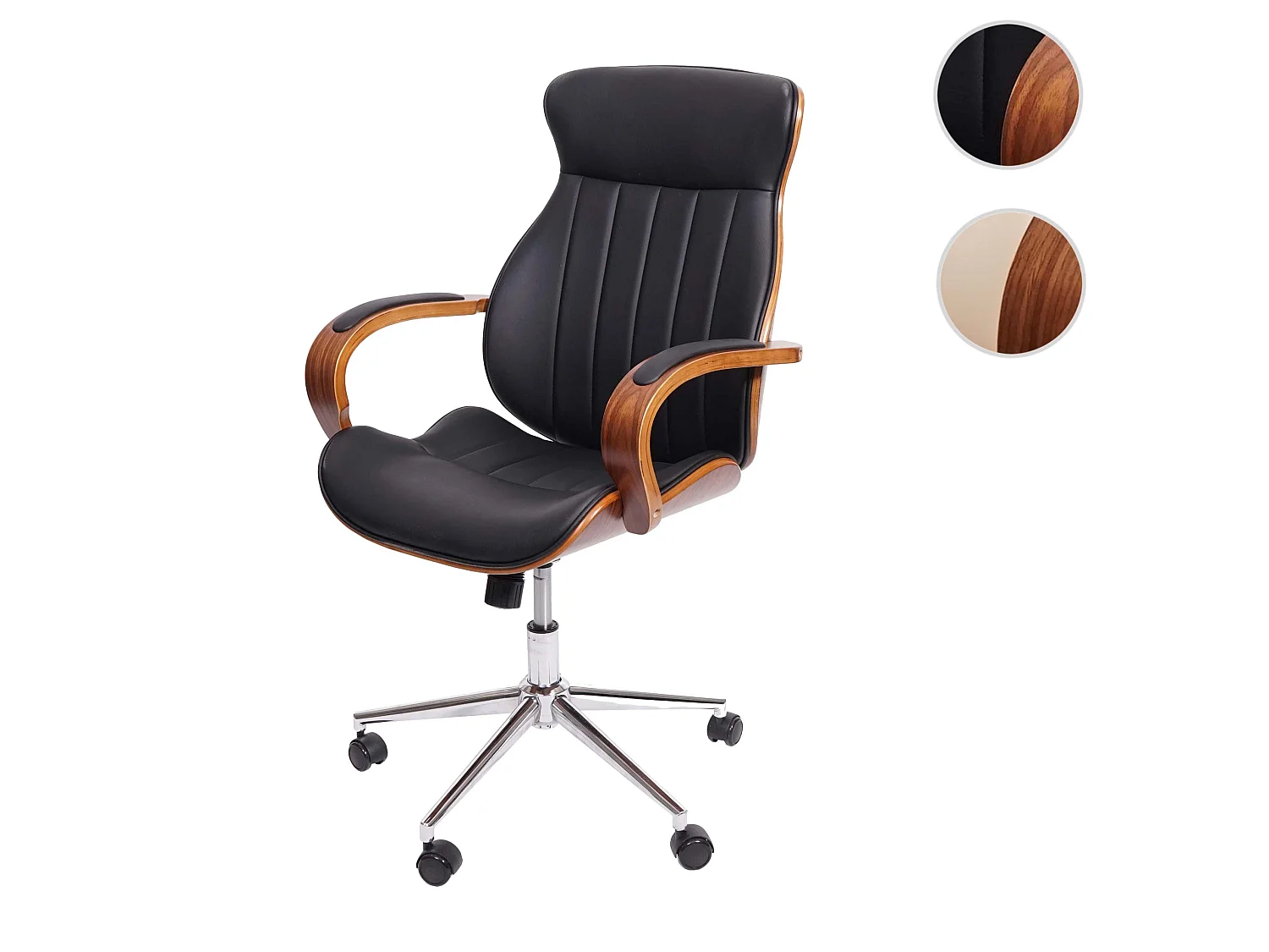 Bürostuhl MCW-H39, Schwarz