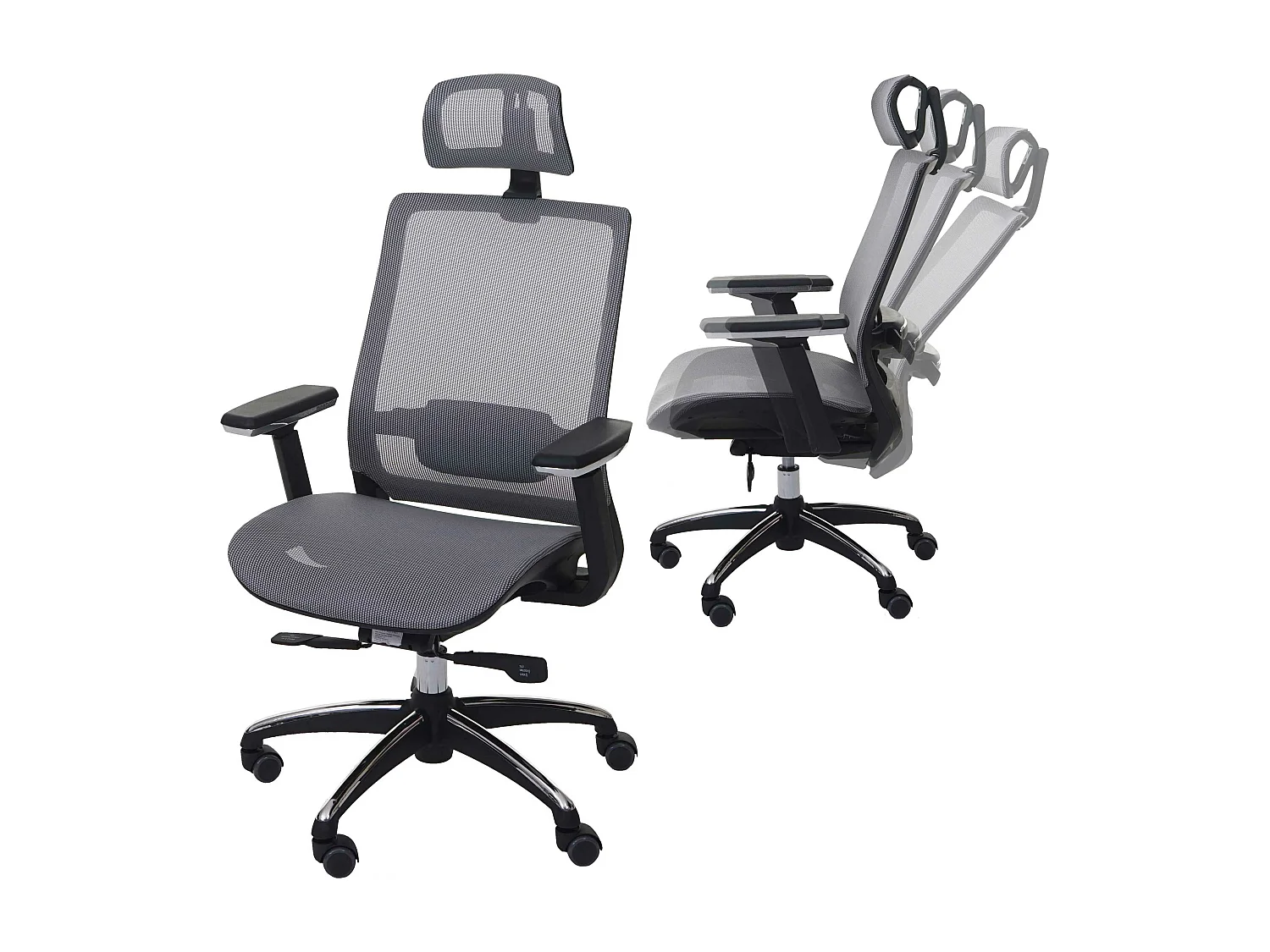 Chaise de bureau MCW-A20,  gris