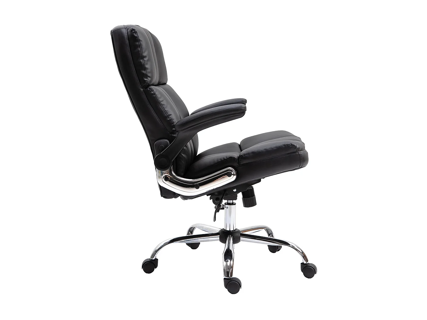 MCW-J21 bureaustoel,  kunstleer zwart