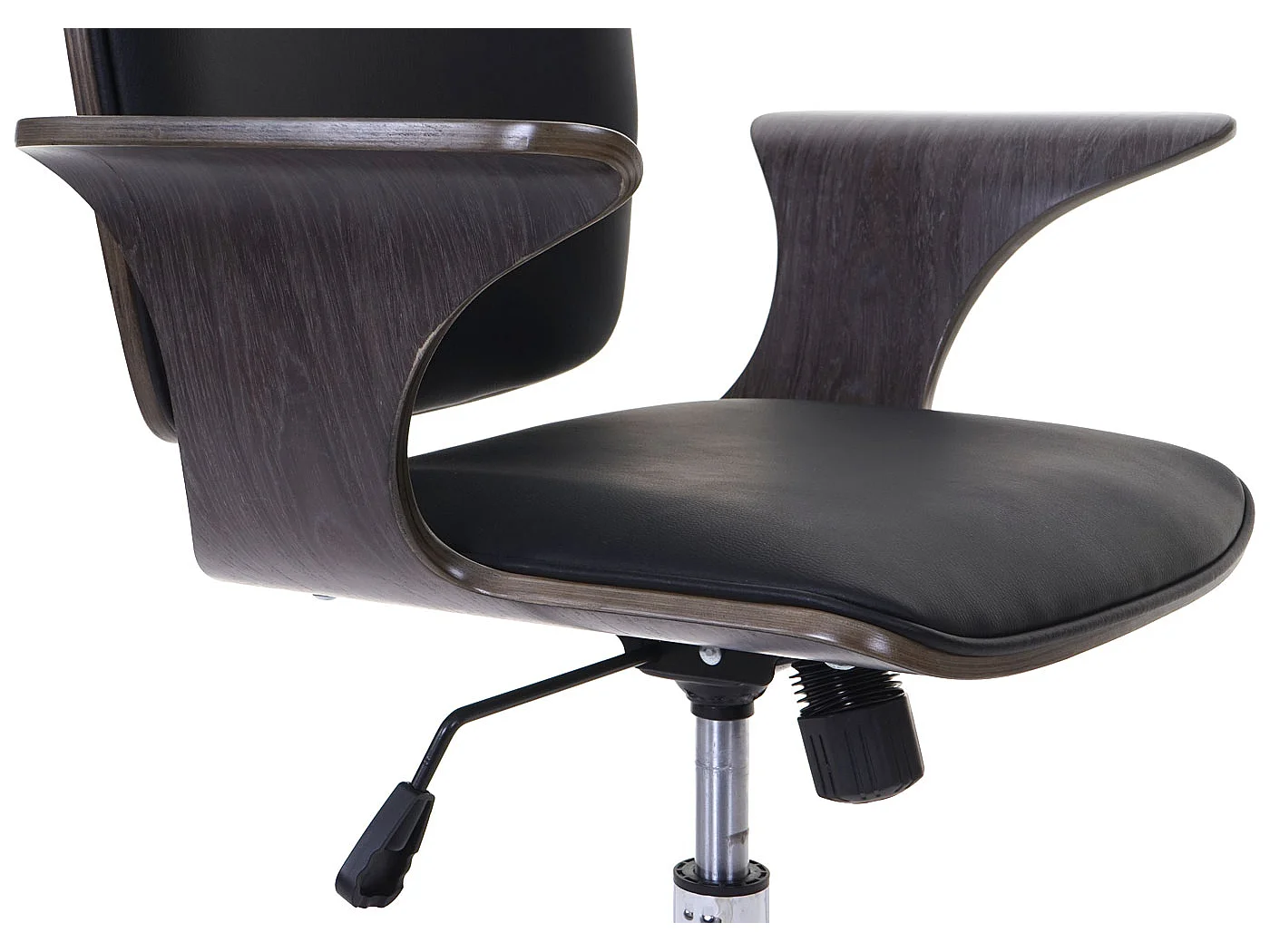 Bürostuhl MCW-C54, Grau, Bezug schwarz