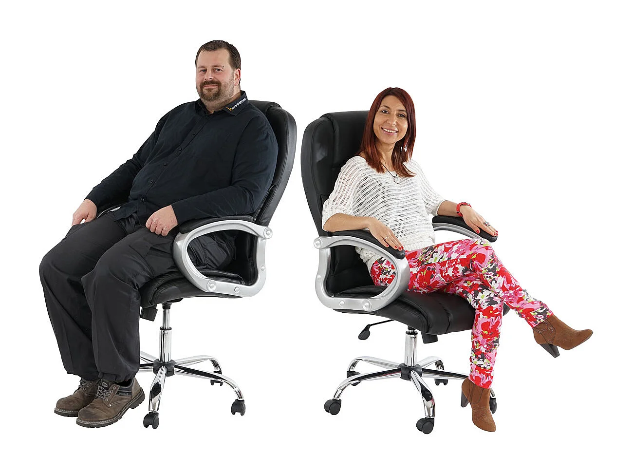 Profesjonalne krzesło biurowe Chicago XXL,  czarny