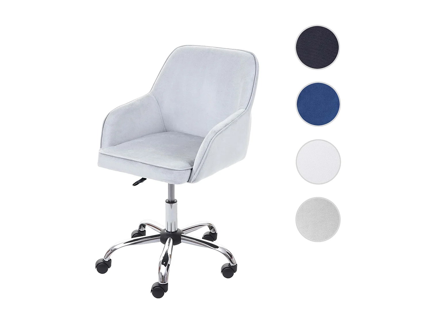 Krzesło biurowe MCW-F82,  szary