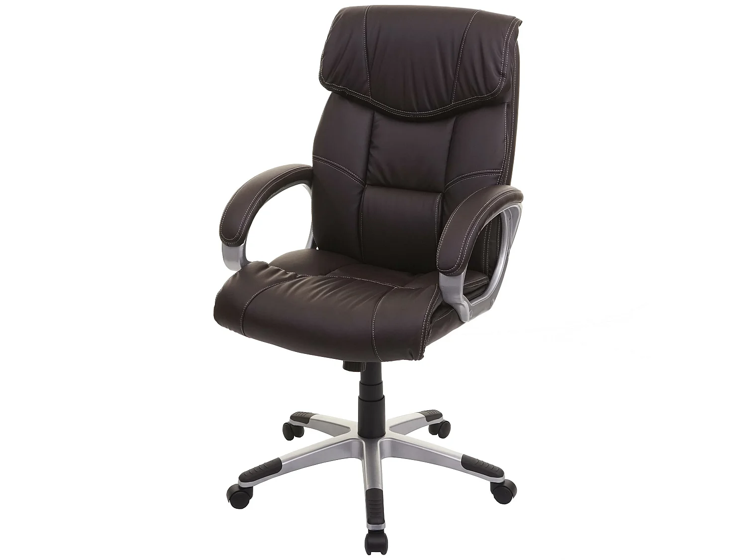 Silla de oficina MCW-A71,  marrón-café