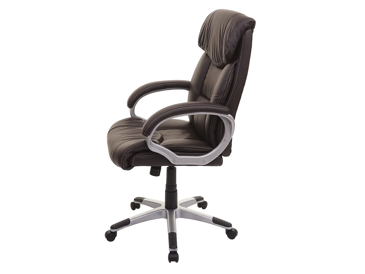 Silla de oficina MCW-A71,  marrón-café