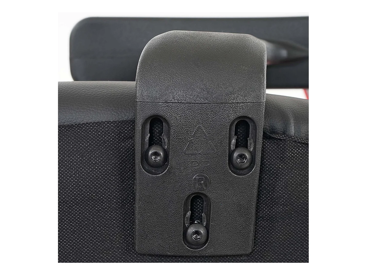 Professionele bureaustoel Chicago kunstleer,  zwart met armleuningen