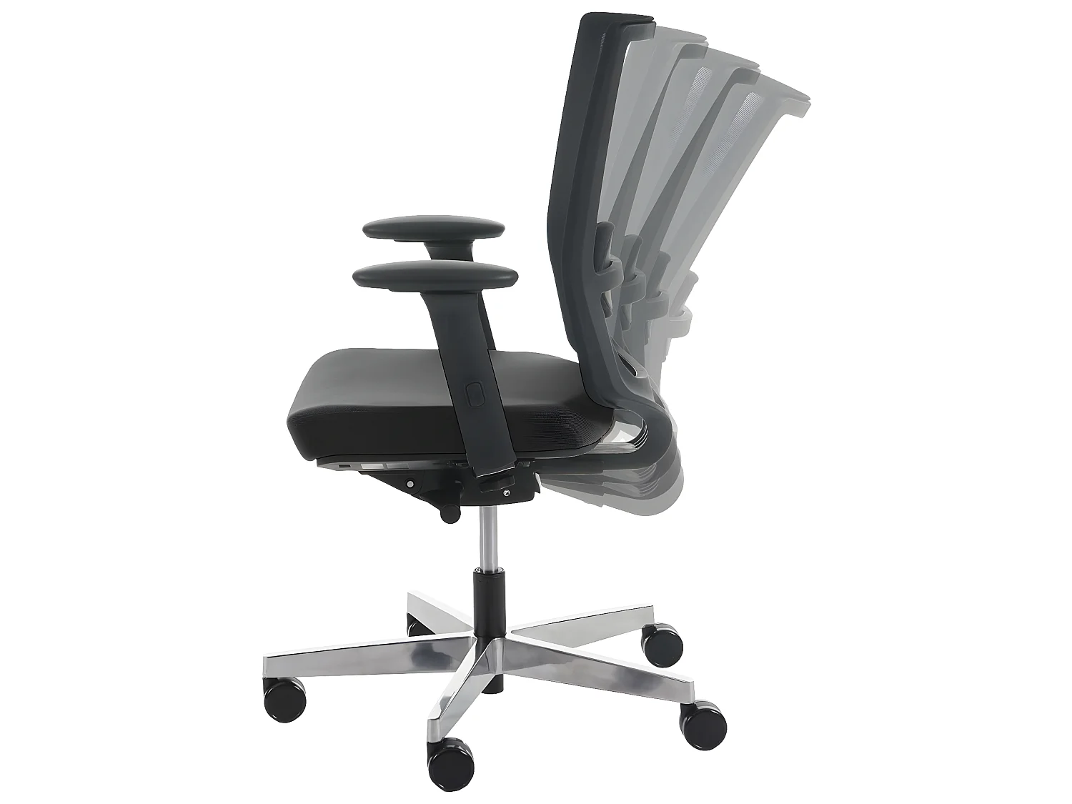 Silla de oficina MERRYFAIR Karlstad,  negro