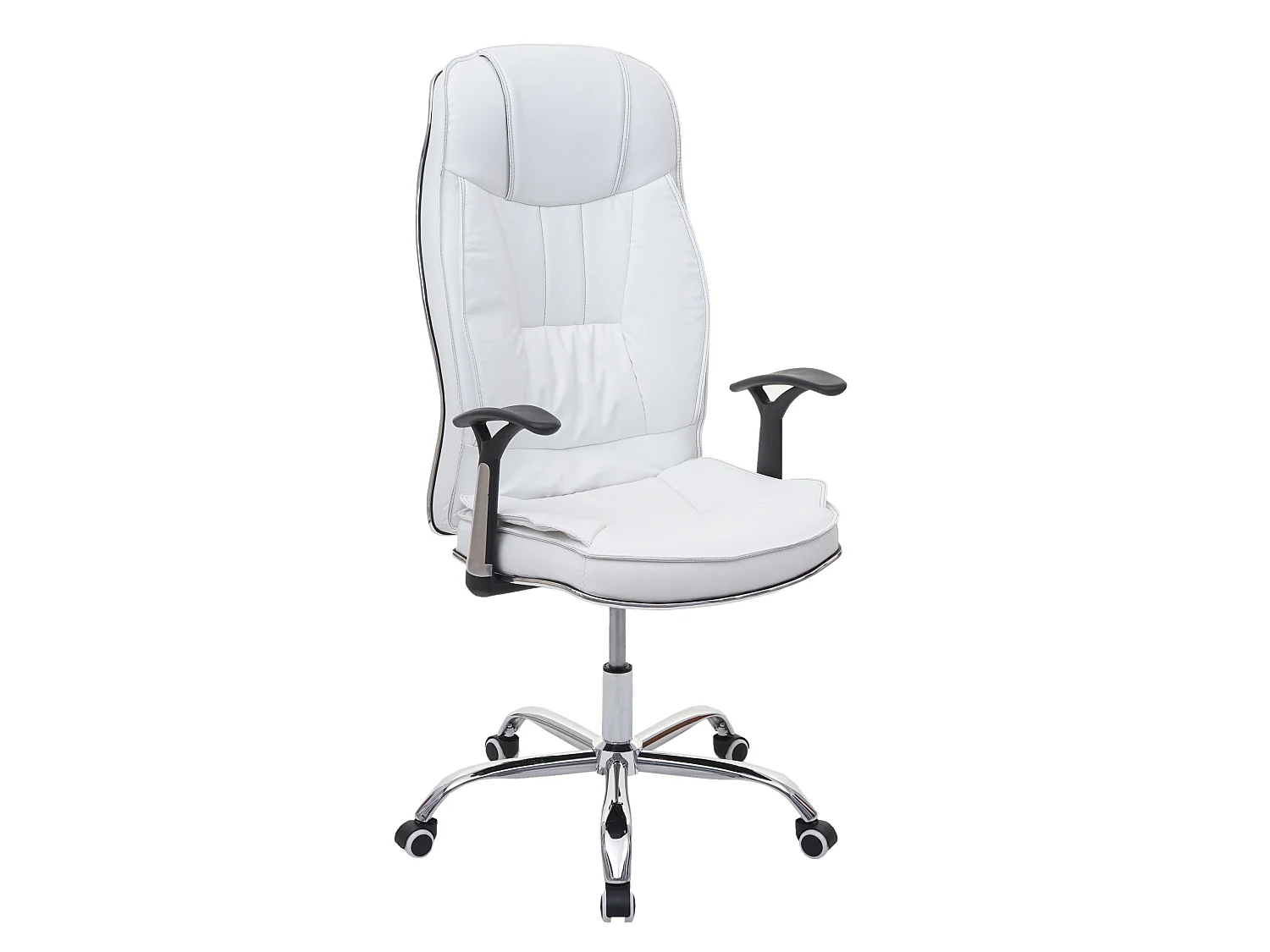Chaise de bureau MCW-F14,  blanc