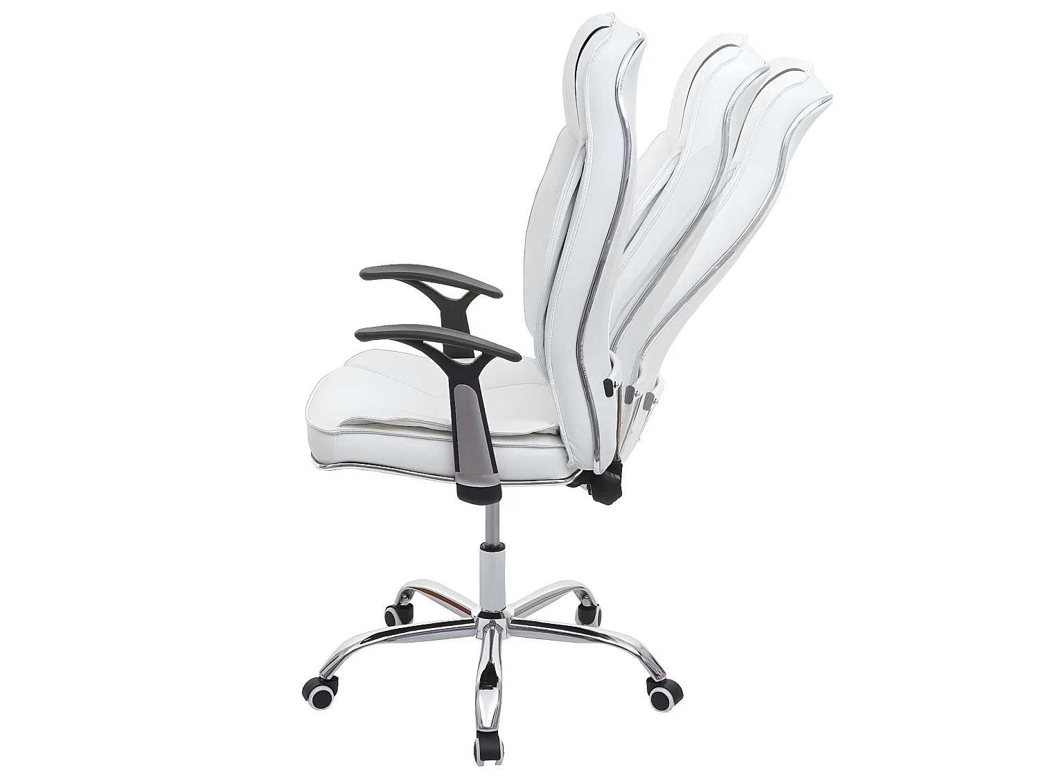 Chaise de bureau MCW-F14,  blanc